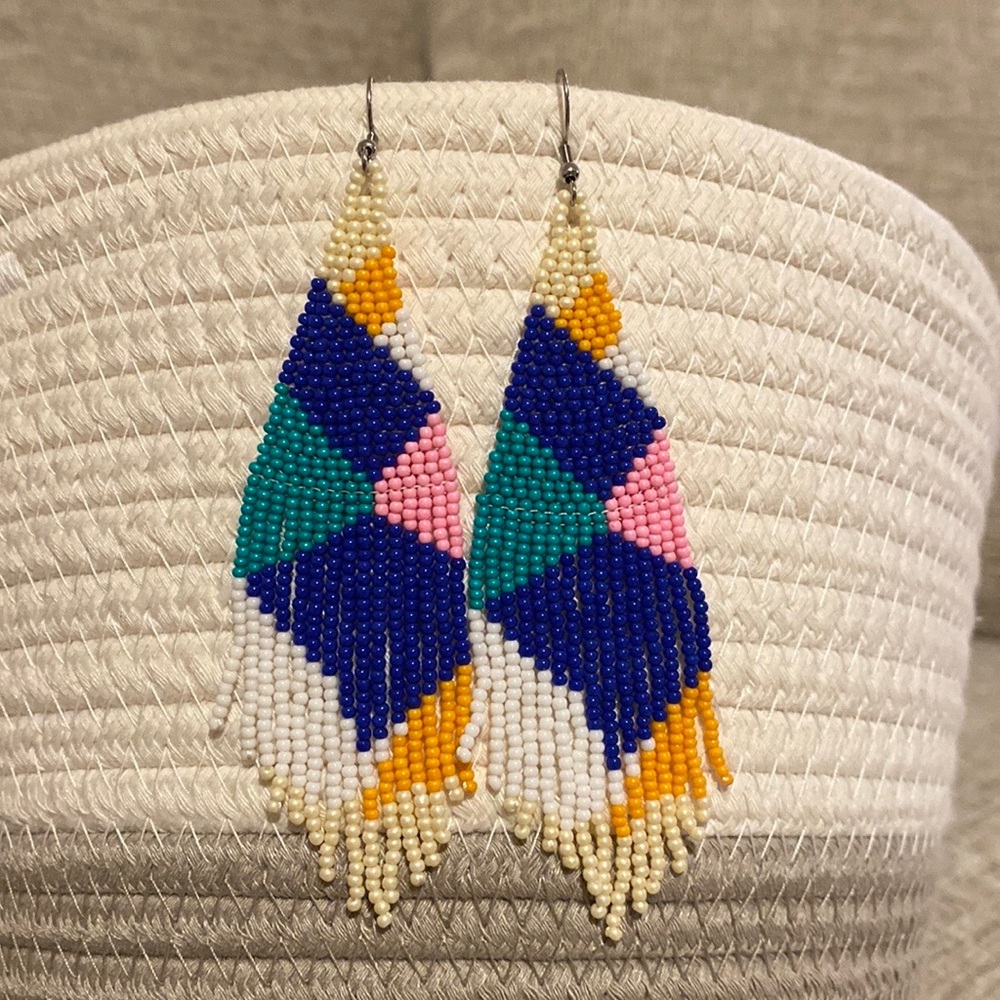 Bohemian color earrings